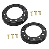 HEALEEP 2 Stück Metall Lampenschirm Ring für Deckenlampe Vintage Lichtzubehör für DIY Lampenreparatur und Dekoration Cafés Schlafzimmern und