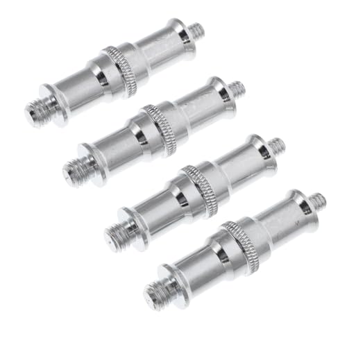 Image of TEHAUX 4pcs Light Stand Adapter to Threaded Screw Conversion for Camera Equipment Compact Design for Photography and Video Production