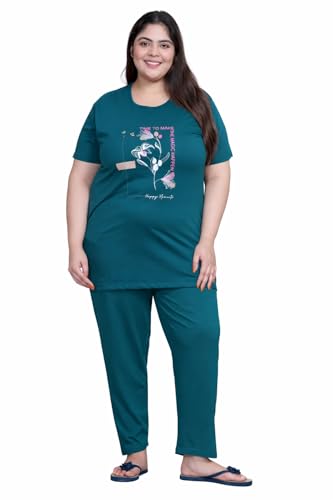 Image of In Love Women's Plus Size Longline T-Shirt with Side Pocket, 3 /4 Sleeve, Crew Neck