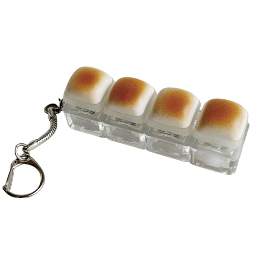 フィジェット キーボード クリッカー | パン形 手持ち プレスボタン - オフィス フィジェット 玩具 キー ボタン クリッカー,大人 と 子供 の ため の 職場 学校 旅行 自宅 バッグ デスク