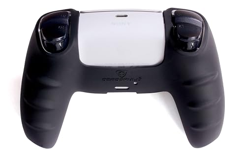 Image of New World Silicon Cover for PS5 Controller, Silicon skin Protective Sleeve Protective case For PS5 Controller Red /Black Theme