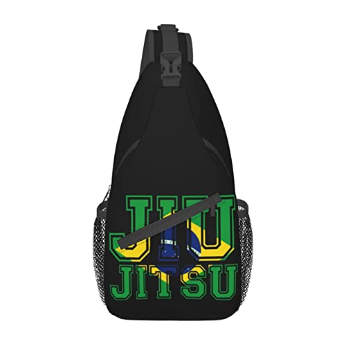 Mochila Pecho, Jiu Jitsu Brasileño Bolsa Cruzada Antirrobo Bolsa De Pecho Duradero Mochila Cruzada Para Ciclismo Acampada Caminar