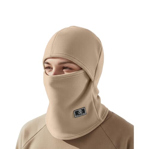 PasamontañAs Moto,Capucha térmica de Invierno con Forro Polar para esquí Clima frío y Viento Ideal para Ciclismo y Motociclismo.
