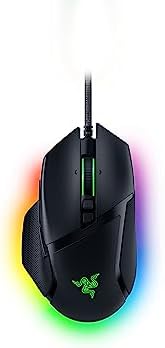 Razer Basilisk V3 - Mouse da Gioco Personalizzabile Cablato (10+1 Pulsanti Programmabili, Rotellina Inclinabile HyperScroll, Chroma RGB, Interruttori Ottici, Sensore Ottico Focus+ 26K DPI) Nero