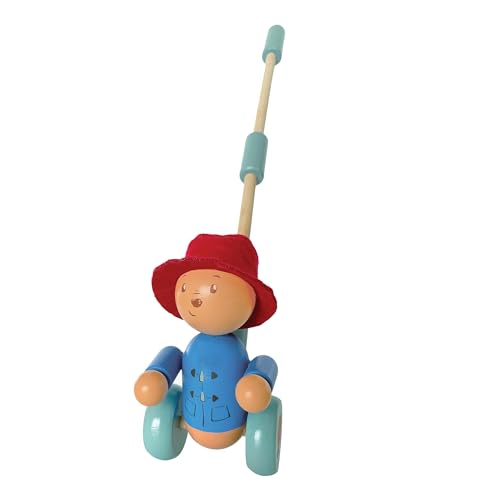 Paddington Bear Toy - Paddington Bear Push Along Toy, Wooden Toys - Early Development & Activity Toys for Girls and Boys, Toddler Toys - Official Licensed Paddington Bear Gifts by Orange Tree Toys - Image 4