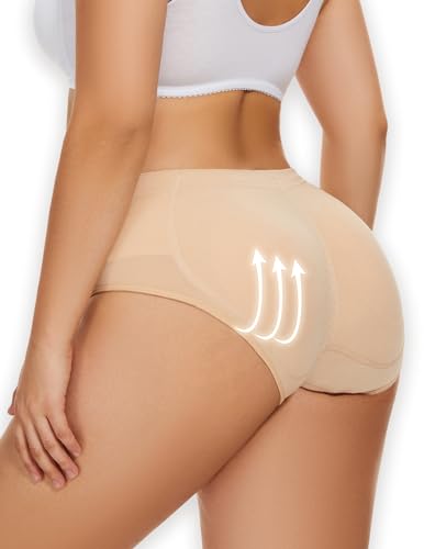 Image of Zimi Collection Butt Lifter Panties Underwear for Women with Removable Pads Seamless Booty Pads Hip Enhancer Panty