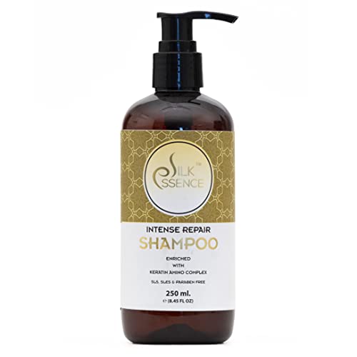 Image of Intense Repair Keratin Shampoo for Men & Women (250ml) / Enriched with Keratin Amino Complex /Hair Smoothening Shampoo /Silicone & Paraben Free