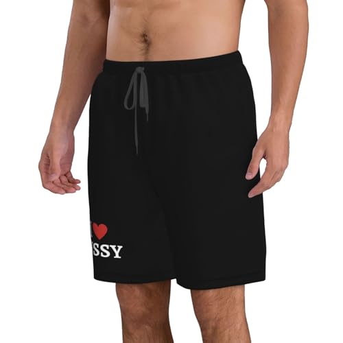 I Love Pussy I Love Sex Boardshorts Summer Beach Workout Shorts Drawstring Swim Trunks Quick Dry Swim Shorts for Mens2