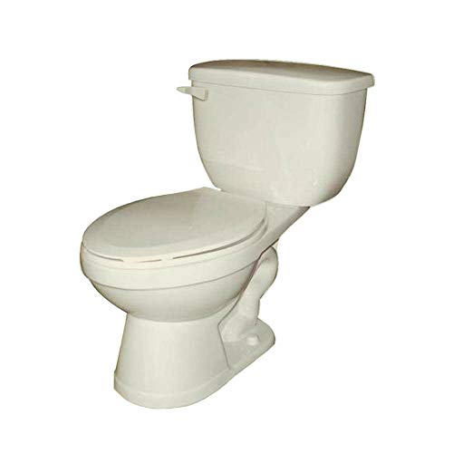 Transolid TBT-1570-08 Madison Vitreous China 1.0 GPF 2-Piece Elongated ADA Toilet 28-in L x 18-in W x 33.5-in H, Biscuit