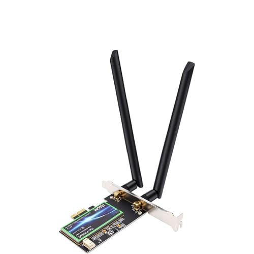 Tarjeta WiFi PCIe Bewinner 7265NGW Dual Band 1200Mbps adaptador inalámbrico con Bluetooth 4.2 para PC de escritorio Windows 7 8 10 11