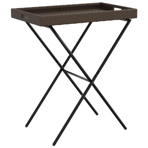 Table de jardin pliable pour petits balcons et terrasses encombrées