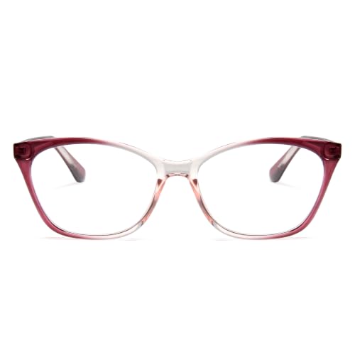 Image of 2SeeLife Large Cat Eye Reading Glasses For Women - Medium-Wide Faces, Durable Frame, Spring Hinges, Oversized Cateye Readers