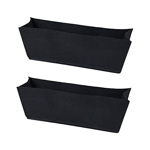 Non-Woven Fabric Plant Grow Bags Replacement Coco Liner Window Basket,Trough Shaped Wall and Deck Mount Planters,Round Hanging Basket (24in) Cover