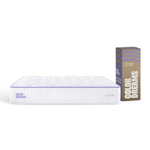 La mejor comparación de Ofertas de Colchones King Size disponible en línea. 42 COLORDREAMS Colchón King MAX Foam 28 cm | Memory Foam | Firmeza Media | Hipoalergénico y antiácaros | Transpirable | 200x200 cm | Colchones en Caja | 30 Noches de Prueba y 5...