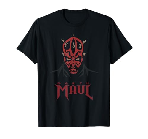 T-shirt Star Wars Darth Maul Sith Lord noir pour fan de la saga