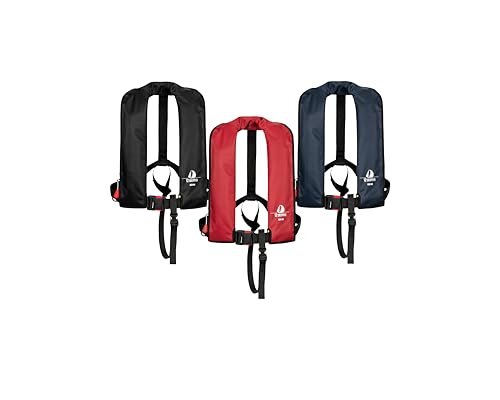 12skipper Automatik-Rettungsweste 165N ISO mit Waistbelt, schwarz