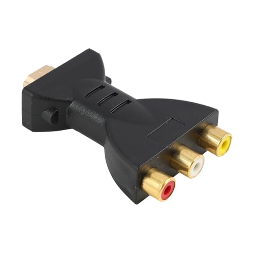 JiaHeHe Adaptador HDMI a RCA AV, 1080P, convertidor de vídeo compuesto rojo, blanco y amarillo, compatible con TV, proyector, monitor, reproductor de DVD, PS3, Xbox, PC, portátil, Plug & Play
