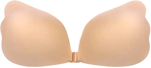 MITALOO Sujetador adhesivo adhesivo invisible sin espalda cubierta mágica para pezones sin tirantes