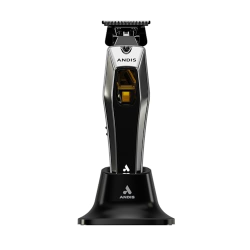Andis 562703 Recon Professional Barber Vector Motor Beard & Hair Cordless Trimmer, DLC T-Blade, USB-C Charging with Premium Charge Stand, Black - image 7