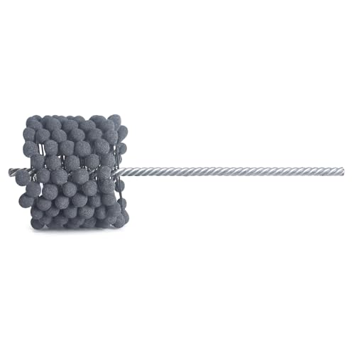 Image of Garhgi 4 Inch (101.6mm) Flexible Cylinder Hone Tool 240 Grit Resilient Ball | Silicon Carbide for Engine Restoring Crosshatching Surface Finishing Edge Rounding on Mild Steel Stainless Steel Cast Iron
