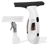 Window Vac, Cordless Window Vacuum Cleaner, Rechargeable Window Cleaner with 500ML Water Tank & Spray Bottle, Streak-Free Cleaning, 30 Mins Working Time, Suitable for Windows, Tiles, Mirrors, Showers - Image 1