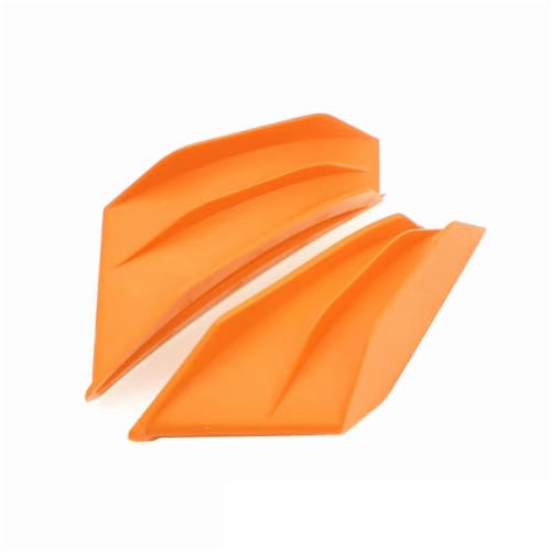 Aileron moto pour SMAX 155 orange - Paire de spoilers latéraux d'aile de becquet