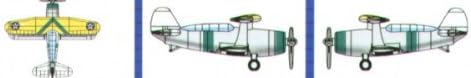 Trumpeter 1/700 SBC Scout Aircraft Set for Carriers (18-Box)