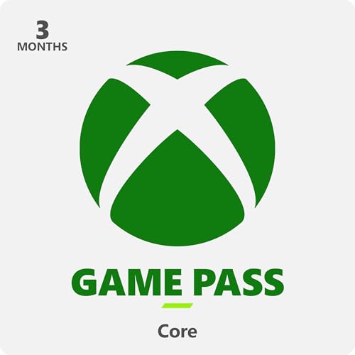 xbox game pass core  3 month membership digital code