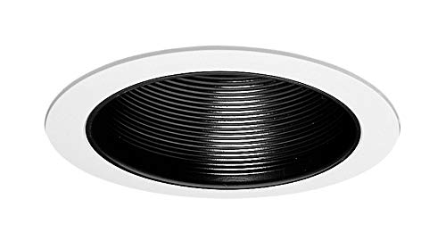 NICOR Lighting 6 inch Single Piece Baffle Trim, White (17503)