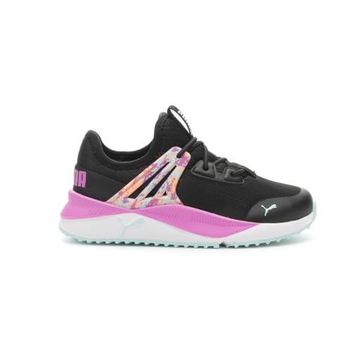 PUMA Kids Girls Pacer Future Splatter Lace Up Sneakers Shoes Casual - Black