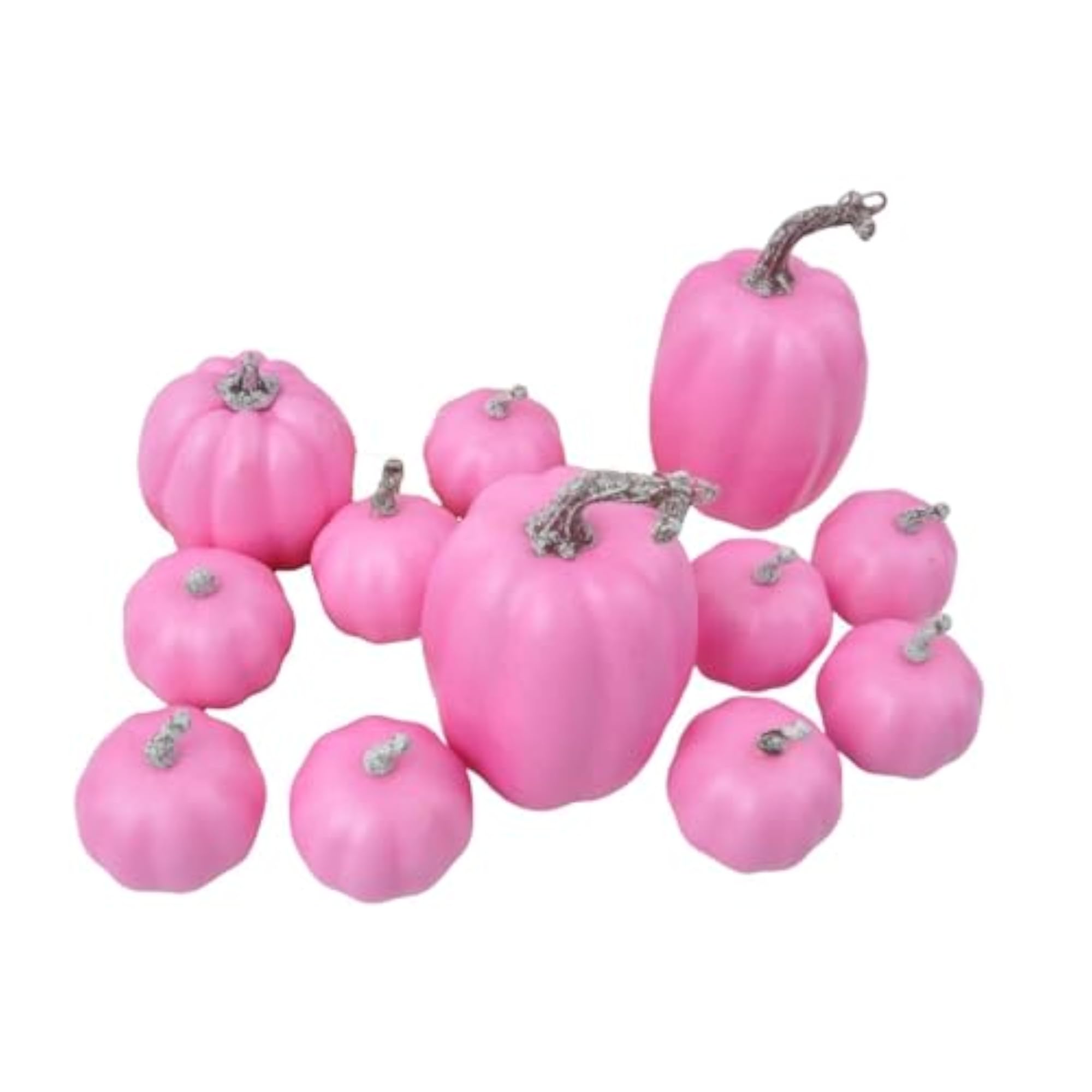 12 Pieces Pumpkins Faux Pumpkins for Tabletop Centerpiece