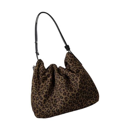 Sac contemporain intérieur spacieux en cuir suédé véritable