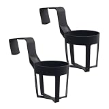 2PCS Airplane Window Cup Holder,Multifunctional Hanging Car Window Cup Holder for Backseat & Door Panel,Portable Universal Car Door Cups Holders for Travel Essentials