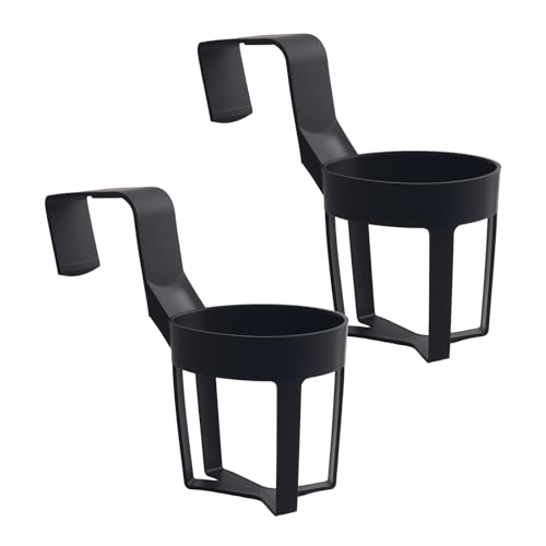 2PCS Airplane Window Cup Holder,Multifunctional Hanging Car Window Cup Holder for Backseat & Door Panel,Portable Universal Car Door Cups Holders for Travel Essentials
