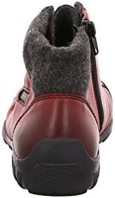 Rieker Women's High Hi-Top Trainers, Red (Wine/Anthrazit 35), 8.5 | Image 3