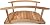 All Things Cedar FB72-R Garden Bridge with Side Rails | 6-Ft Cedar Wooden Bridge for Gardens, Backyards & Streams | Easy to Assemble & Made from Untreated Western Red Cedar | 71x38x34