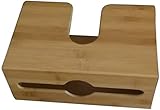 Es besteht aus Bambusmaterial und ist zudem haltbarer und langlebiger als herkömmliche Kunststoffe. Größe: ca. 29 x 11,5 x 19 cm (LWH)
