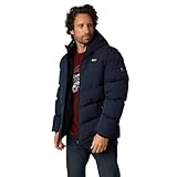 veste deeluxe believe  Deeluxe - Doudoune Homme INTEREST chaude regular avec capuche et doublure ultra douce - Manches longues Fermeture glissière - Bleu Marine - Taille XXXL