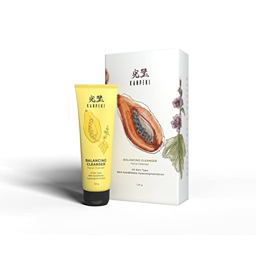 Kanpeki – Balancing Cleanser Face Wash to Gently Brighten Skin | Cleanser for Dry to Normal & Sensitive Skin | Reduces Hyperpigmentation | Provides Even Skin Tone | Japanese Skin Care Product