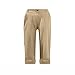 nhApmj Girls Bermuda Shorts Elastic Waist Knee Length Rolled Hem Long Shorts Summer Clothes Fashion Clothing Loose Fit Casual Solid Straight Leg Short Pants with Pockets Travel Outfits