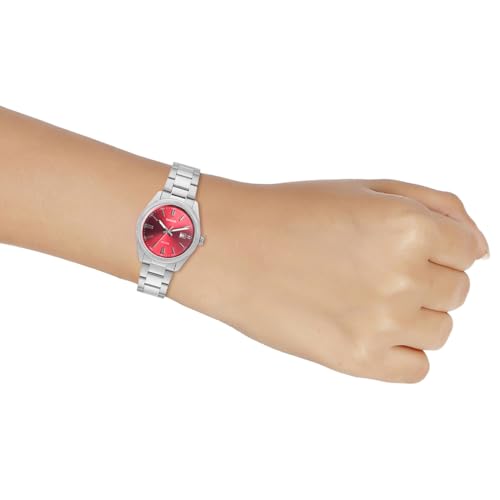 Casio MTP-1302PD-4AVEF Collection Watch Red MTP-1302PD-4AVEF-AMZUK, red, MTP-1302PD-4AVEF-AMZUK