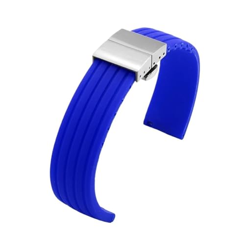 SiChouwz 16 17 18 19 20 21 22 23 24mm �t���b�g�C���^�[�t�F�[�X�V���R���E�H�b�`�X�g���b�v�t�����o�[�E�H�b�`�o���h(Sky blue silver A,17mm)