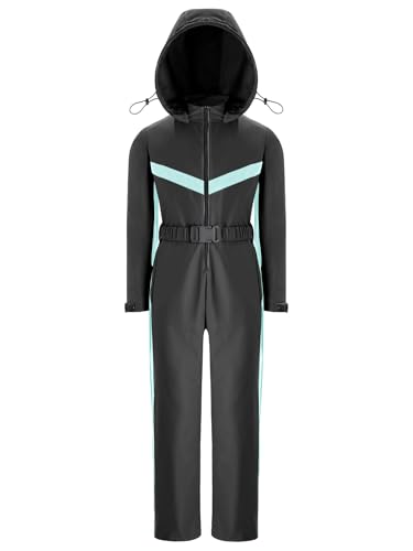 Kids Boys Girls Snowsuit One Piece Ski Suit Waterproof Winter Snow Suits Overalls Jumpsuit3