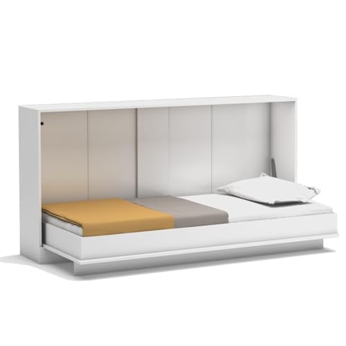 MUEMUE Cama abatible Blanco Kristoff 90x200cm MU722