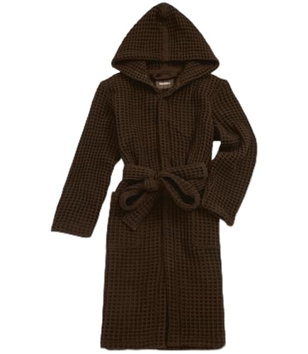 Image of Luxury Organic Japanese Cotton Hotel & Spa Waffle Bathrobe for Men and Women (Hooded /Kimono)