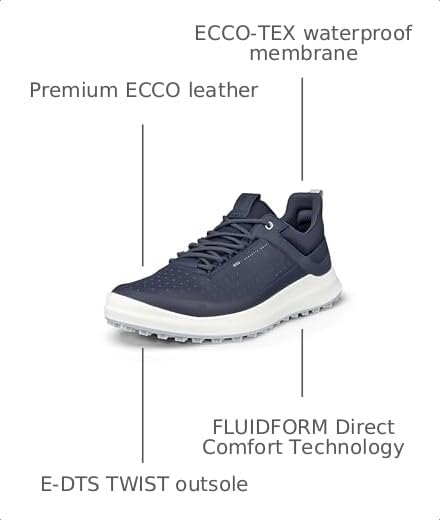 Image of ECCO Golf Core Lace Waterproof Golf Shoe