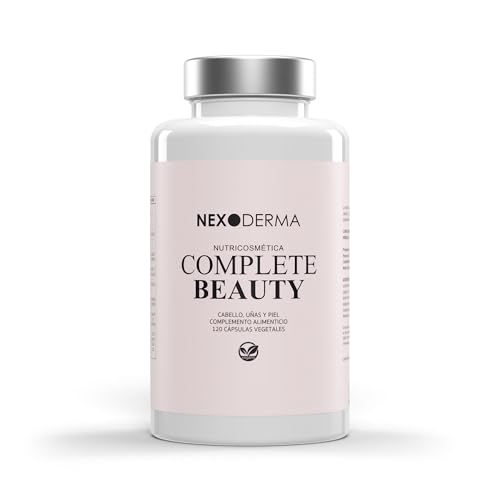 Vitaminas para el Cabello, Piel y Uñas Nexoderma | 120 Cápsulas | Ayuda a Prevenir la Caída del Pelo | Aporta Fuerza y Brillo | Puro 100% Natural, de Máxima Absorción | Vegano