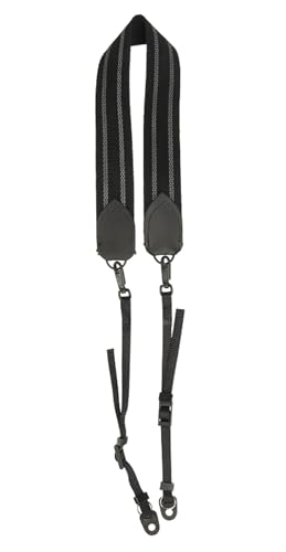 Domke 1.5-Inch Web Strap with Swivel for Mirroless Cameras, DSLR's, SLR'S, and Binnoculars - Black