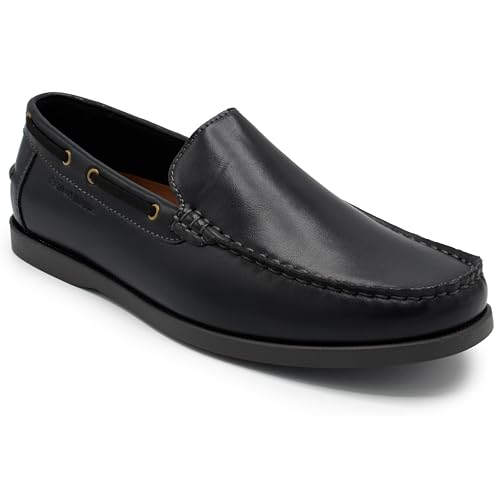 Mens Comfort Loafer Shoes, Slip on Leather for Casual Formal Wear