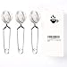 CELIHOX 3 Pack Snap Ball Tea Strainer with Handle for Loose Leaf Tea and Mulling Spices Stainless Steel Strainer Perfect Pincer Tea Ball Infuser Tea Filter Tong
